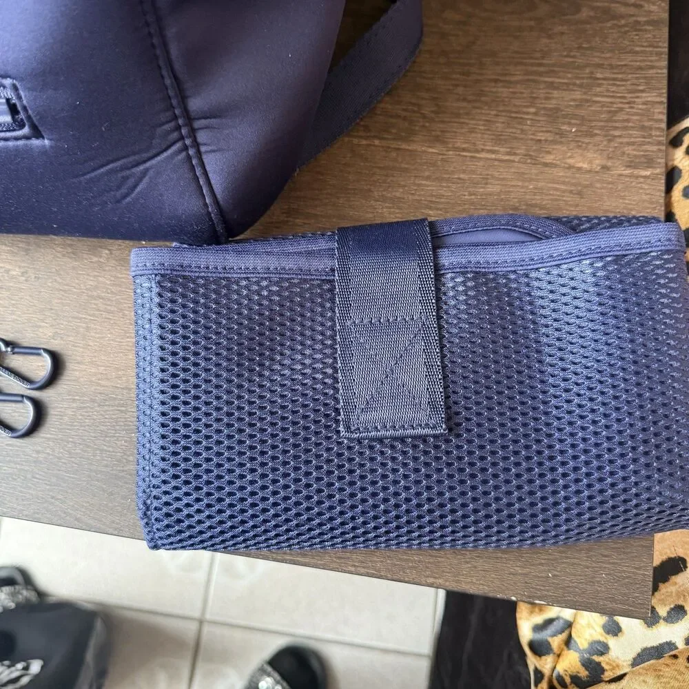 Dagne Dover Large Indi Navy  Neoprene Backpack Travel Vacation Diaper Bag
